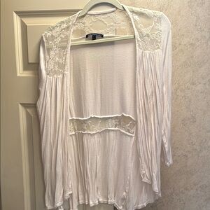 White Lace Cardigan
